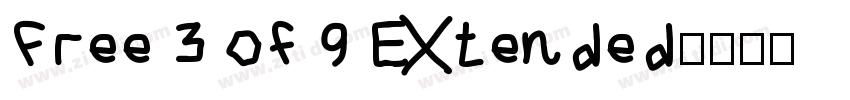 Free 3 of 9 Extended字体转换